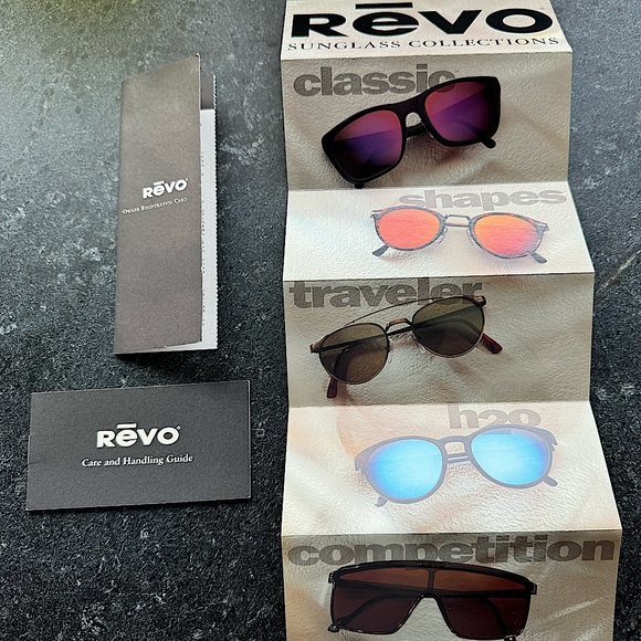 Revo Sunglasses - Shapes collection:
Black Frame Blue Mirror Lens 953-001-02 - Picture 11 of 12
